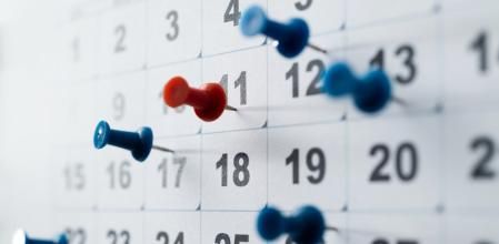 Imagen ilustrativa de un calendario laboral