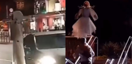 El fantasma persigue a las personas a una velocidad moderada