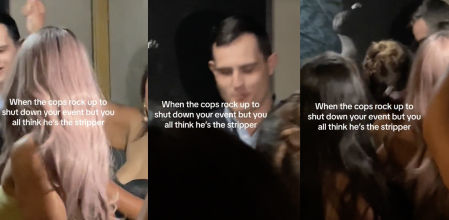 Un policía irrumpe en un local y lo confunden con un stripper: “Todos empezaron a hacer twerking”