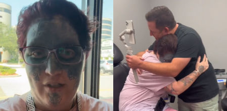 Taylor White fue tatuada por su ex pareja cuando solo tenía 21 años.