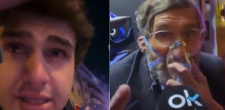 Algunos de los manifestante de Ferraz