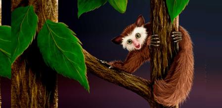 Simulación artística de un ejemplar de Ekgmowechashala, la especie estudiada .