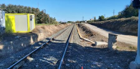 Zona en la que construirá el apeadero.