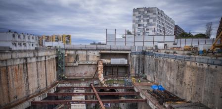 09 - 11 - 2023 / Barcelona / Obras tuneladora L9 L10 Sagrera / foto: Llibert Teixidó