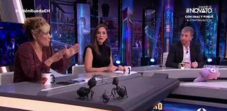 Tamara Falcó, Pablo Motos y Cristina Pardo en 'El Hormiguero'