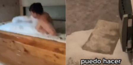 El incidente crea una cascada que cae de lleno en el piso de abajo