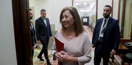 MADRID, 14/11/2023.- La presidenta del Congreso, Francina Armengol a su llegada a la reunión de dicho órgano celebrada este martes en la Cámara Baja. EFE/Mariscal
