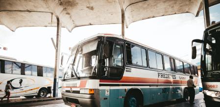 Foto de archivo de un autobús