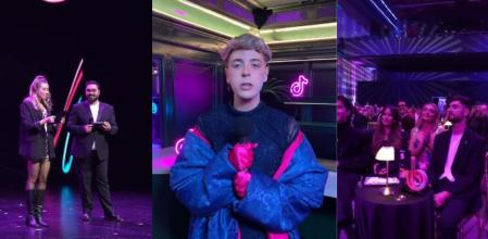 Rubén Avilés en los 'Premios TikTok 2023'.