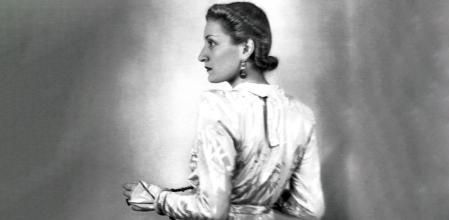 Edda Mussolini en Roma en una foto sin datar.