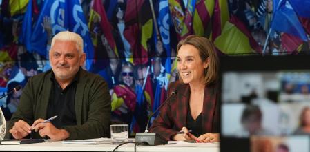 La secretaria general del PP, Cuca Gamarra, se reunió con todos los consejeros de presidencia del PP