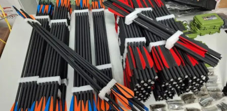 El arsenal que los agentes encontraron en el domicilio del detenido