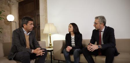 Carlos Mazón junto a Rebeca Torró y Arcadi España