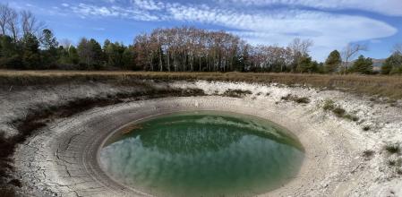 Estanque grande de Basturs.