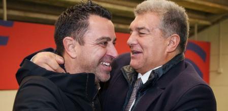 Xavi y Laporta