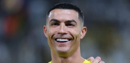 Cristiano Ronaldo sonriendo 