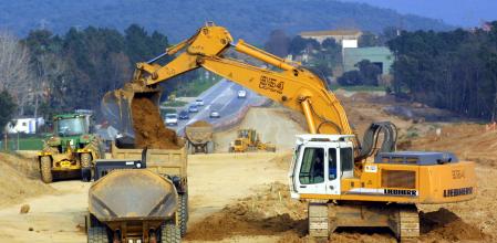 OBRES DE LA VARIANT DE LLAGOSTERA DE LA CARRETERA C-65.