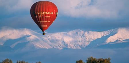 Nieve en la Olla de Núria.
