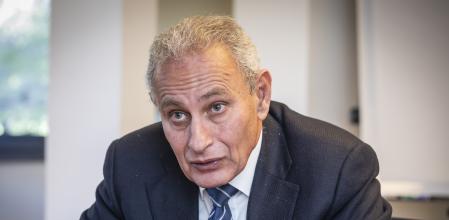 28 - 11 - 2023 / Barcelona / Entrevista al secretari general de la Unión per al Mediterrani, Kemal Nasser / Foto: Llibert Teixidó