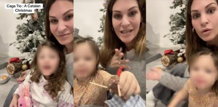Una estadounidense alucina con la tradición catalana del Tió de Navidad y la transmite a sus compatriotas: "Es un choque cultural"