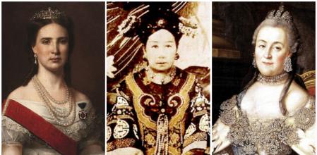 Las reinas Carlota de México, Cixí y Catalina la Grande