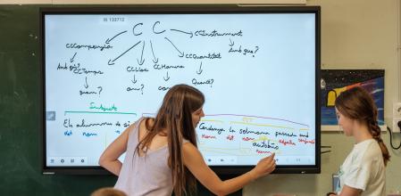 01062022 Colegio￼ Mare de Déu de la Serra de Montblanc (Tarragona) para ilustrar noticias sobre la polémica en Catalunya sobre el 25% de las clases en castellano Clases de primaria￼