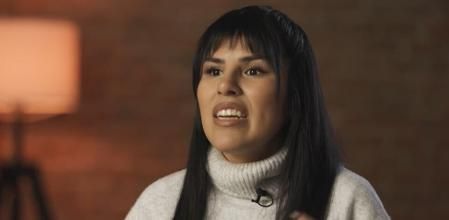 Isa Pantoja durante su entrevista en '¡De viernes!'