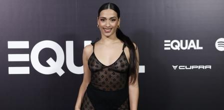 Chanel at photocall for Gala Spotify in Madrid on Tuesday, 12 December 2023.