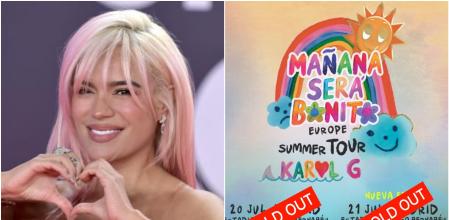 Karol G agota las dos fechas de sus conciertos en el Bernabéu en pocos minutos
