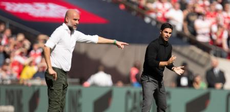 Josep Guardiola y Mikel Arteta pelearon por  la última Premier y esta temporada también están en la pomada