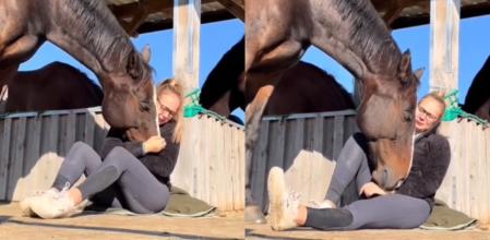 La joven se viralizó tras protagonizar una escena de lo más triste.