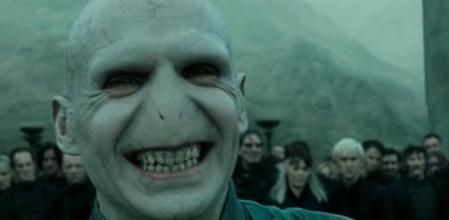 Un fotograma de 'Harry Potter' mostrando a Voldemort
