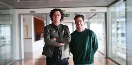 Ismael Gandarillas y Ricardo García, fundadores de Flipflow, en Marina de Empresas