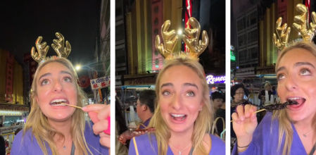 La tiktoker Natalia Palacios la vuelve a liar de viaje