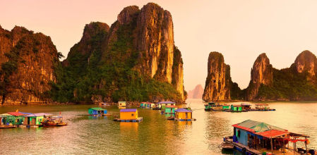 Bahía de Halong en Vietnam.