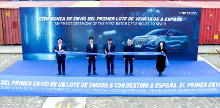 Omoda y Jaecoo han hecho en diciembre de 2023 su pirimer gran envío de coches a España, que llegarán al puerto de Barcelona a finales de enero de 2024
