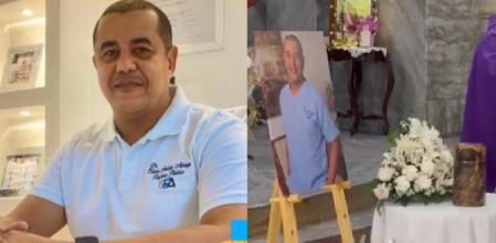 La familia de Edwin Arrieta celebra su funeral cinco meses después de ser asesinado por Daniel Sancho