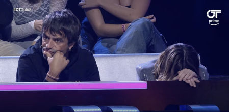 Noemí Galera y Manu Guix, atónitos ante las valoraciones del jurado de 'OT 2023'