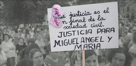 Concentración en demanda de justicia para las víctimas del doble crimen de Almonte
