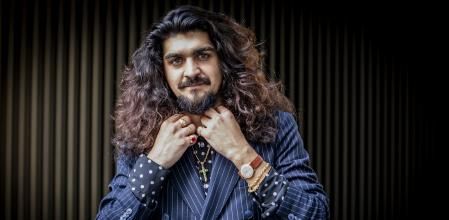 Israel Fernández, durante su visita a Barcelona para asistir a la gala de los premios Magazine