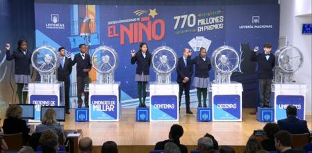 Sorteo extraordinario de lotería celebrado esta mañana