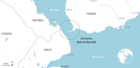 El estrecho de Bab-el-Mandeb