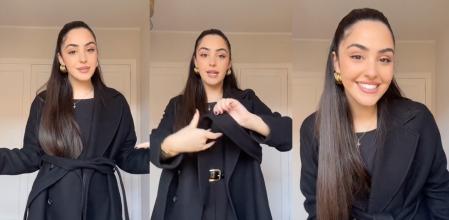 Ángela Herrero ha dado el truco para llevar con estilo el abrigo batín