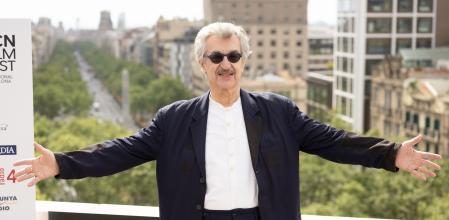 El director, guionista y productor de cine Wim Wenders posa durante su visita al BCN Film Fest el año pasado