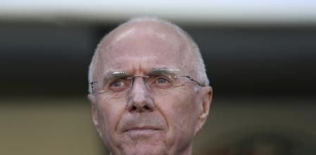 Sven-Goran Eriksson durante un partido de la Copa Asia )