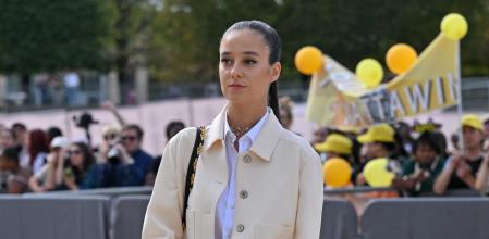 Victoria De Marichalar at ChristianDior during Paris Fashion Week on September 26, 2023 in Paris, France.