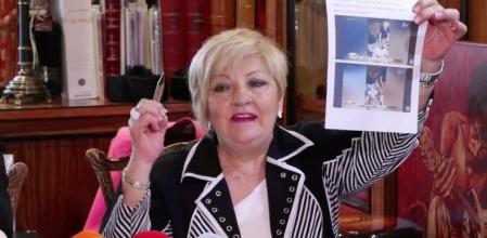 Carmen Bafalgón compartiendo las imágenes del caso