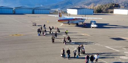 És el vol Mallorca-Aeroport de la Seu Vuelo compañia Iberia entre Andorra-La Seu d'Urgell y Palma de Mallorca