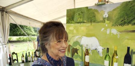 Picture by Richard Keith Wolff / Retna Pictures Please credit all uses - World rights - Picture shows: Christiane Kubrick, the painter attending her project Childwickbury Arts Fair, Hertfordshire. Christiane Kubrick was born in Brunswick, Germany 10 May 1932 into a theatrical family. She was trained as a dancer and actress but always wanted to be a painter. Success in her earlier career as a dancer and actress led to her being cast in, Paths of Glory, a Film by director, Stanley Kubrick. They married in 1958. The Kubrick family moved to England in the 1960s where Christiane continued to paint and teach. Christiane Kubrick work has been exhibited widely. Educated at UCLA | Los Angeles; Art Students League New York, and St Martins School of Art London. England, June 24, 2006. *Unbylined uses will incur an additional discretionary fee!*