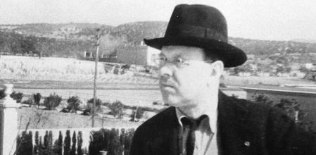 PAU CASALS EN UNA VISITA A SU LOCALIDAD NATAL, EL VENDRELL